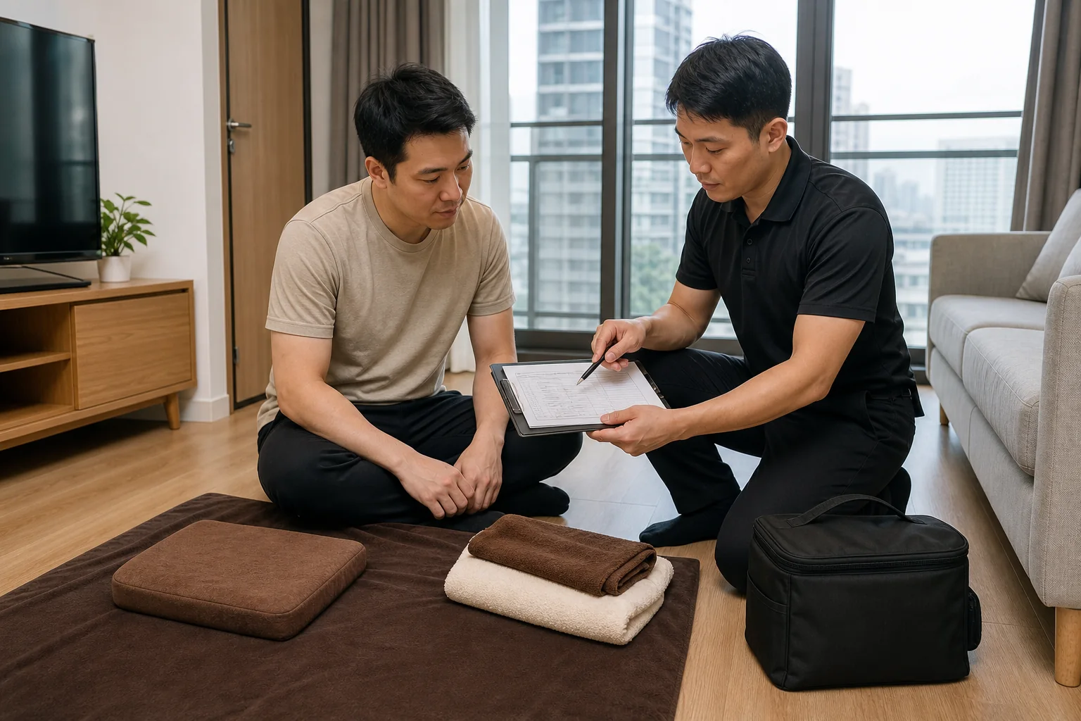 台北男士按摩配合久坐工作：需求、接觸界線與回程怎麼先說 - 金手指按摩
