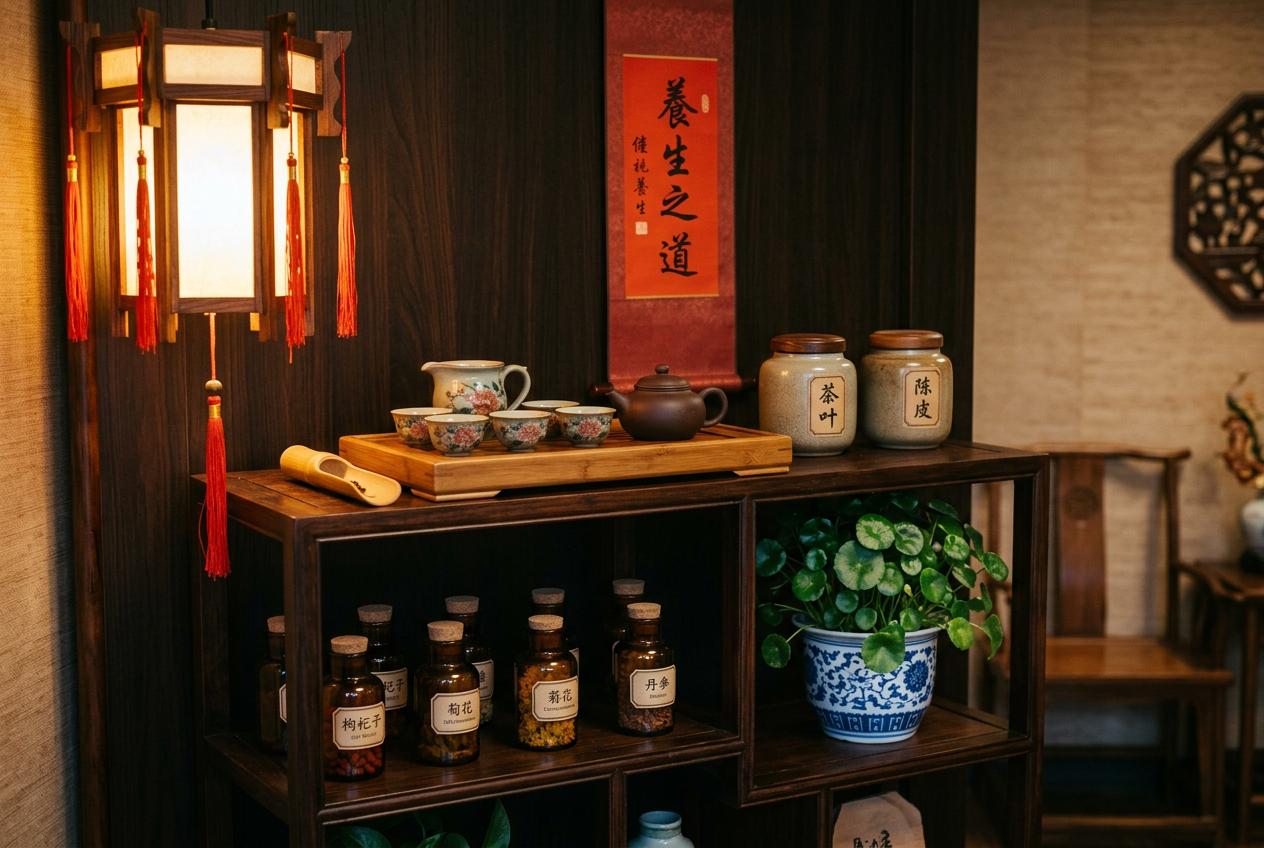 中式養生按摩環境示意