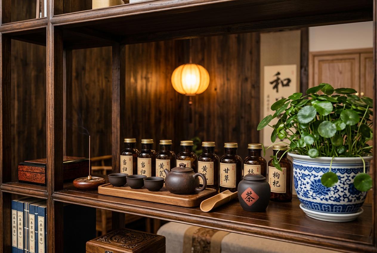 中式養生按摩環境示意